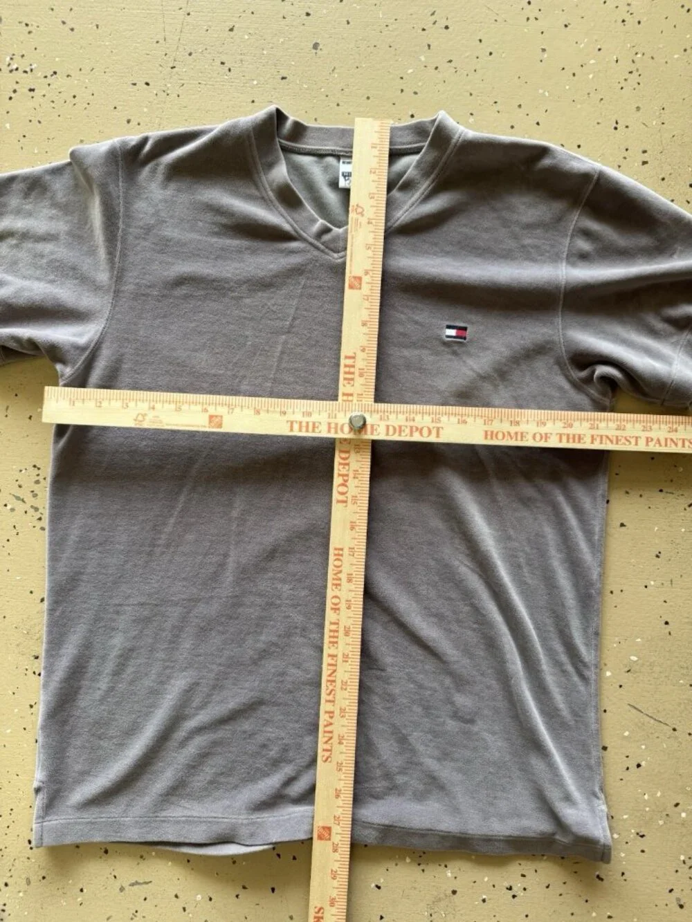Vintage 90s Tommy Hilfiger Sleepwear Lounge Set Gray Flag Logo Mens Medium